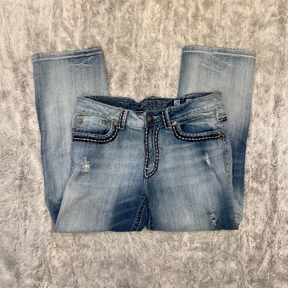 Miss Me Boyfriend Capris, 29